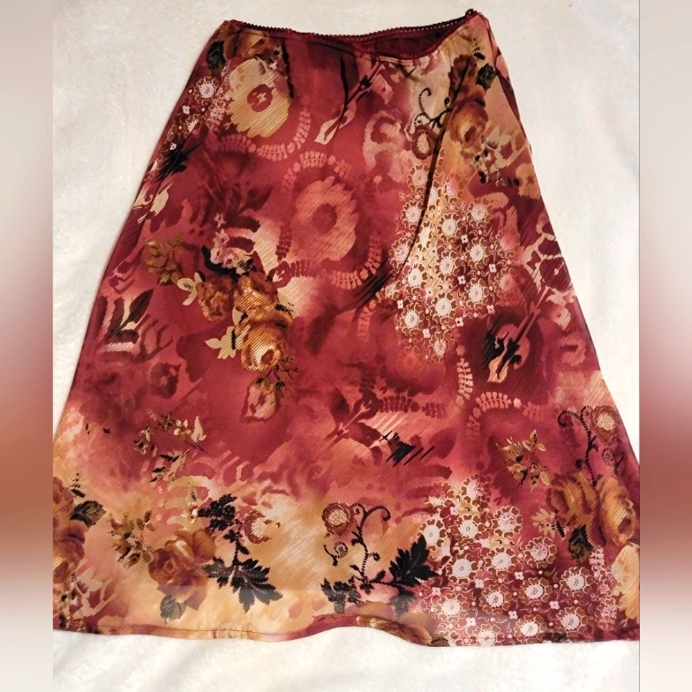 Connected Y2K Floral Skirt Size Petite Small
